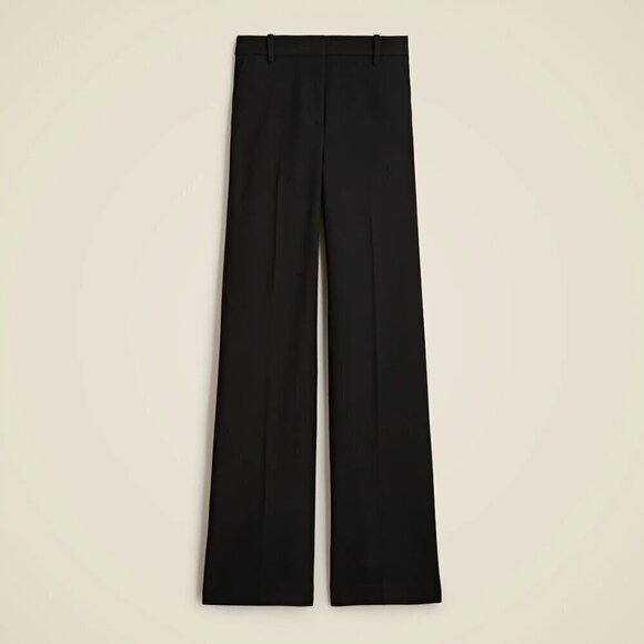 J. Crew Pants - J. Crew Wide Leg Trousers Four Season Stretch Black Size 10 NWOT
